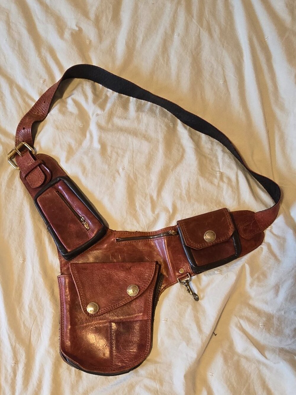 Leather festival Belt Bag